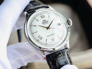 ĐỒNG HỒ NAM CHÍNH HÃNG Orient FAC00008W0 Automatic Bambino White Dial Black Leather For Men
