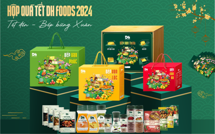 Hộp Quà Tết Gia Vị Dh Foods - Combo Hộp Quà Tết Vạn An, Vạn Phúc, Vạn ...
