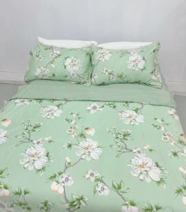 4 in 1 Bed Sheet Single/Twin Size 36*75inches Extra Soft Duvet Pillow Case Bedsheet Set