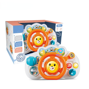Baby Wheel Steering Interactive Learning Toy for Toddler Educational Baby Musical Toy Light Sound for Preschool Kids