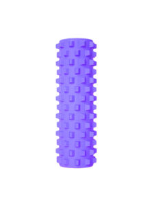 AUEVA Solid yoga column 45cm Wolf Tooth Massage Stick Muscle Relaxation Foam Roller Thick Extended Cylindrical Roller