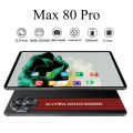 2026 แท็บเล็ตใหม่ max80 หน้าจอขนาดใหญ่ 12 นิ้ว 48MP + 24MP 4 กล้อง HD พิกเซล 16GB + 1024GB หน่วยความจําขนาดใหญ่ เล่นเกมต่างๆ และดูวิดีโอต่างๆ รองรับ 5GWiFi Bluetooth และฟังก์ชั่นอื่น ๆ ตัวเครื่องบางและเบาเพื่อพกพาติดตัวไปเมื่อคุณออกไปเล่นในสํานักงานและเล่. 