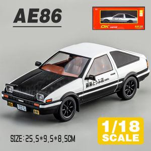 LEO 1:18 INITIAL D Toyota AE86 Diecast โมเดล รถอัลลอยด์รถยนต์ของเล่นคอลเลกชันของขวัญสําหรับเด็กชายสาว ของเล่นเด็ก