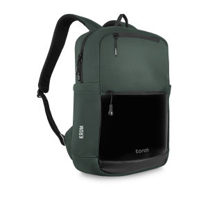 TORCH Krom Backpack Laptop 15 Inch Tas Ransel Kerja Kuliah Pria Wanita Organizer Anti Air