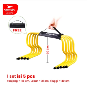 SPEEDS Hurdle Alat Melatih Reflek 1 set 5pcs Dan Lompatan Latih Sepak Bola Atlit Traning 037-2