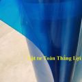 ( Khổ rộng 1m2 x dày 8 zem) Tấm tôn nhựa lấy sáng màu xanh che nắng mưa, tôn nhựa phẳng che mái nhà. 