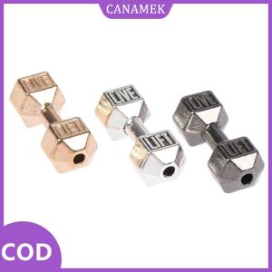 CANAMEK✨ 2 quả tạ hình quả tạ Nhà búp bê thu nhỏ 1/12 quả tạ đồ chơi mô hình tập thể dục