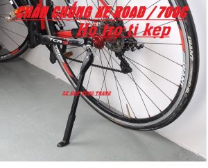 Chân chống xe đạp Road / 700c . Hỗ trợ ti kẹp  ti bật . Nhôm công nghệ mới chắc chắn .