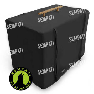 SEMPATI Krodong Merpati 2 Pasang 4 Pintu Hyget Double Resleting Kerodong Sangkar Kandang Burung Merpati Balap Dara Cover Kandang Pelindung Sangkar Branded by Sempati Jahitan Ganda Dongdang Gupon Merpati