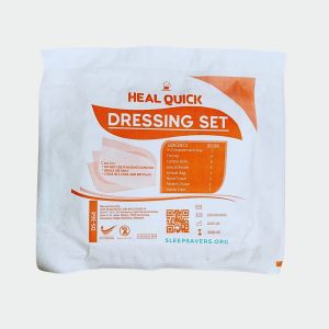 UPGRADED | Multi-function Heal Quick Sterile Wound Dressing Set 19pcs | 3 Forceps | Medical Dressing Kit