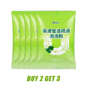 Drain cleaner powder Drain Cleaner for Toilets and Sinks - Dissolves Hair Grease and Blockages