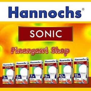 Lampu LED Hannochs SONIC 3w 5w 7w 9w 12w 15w Putih / 3 5 7 9 12 15 watt Kuning