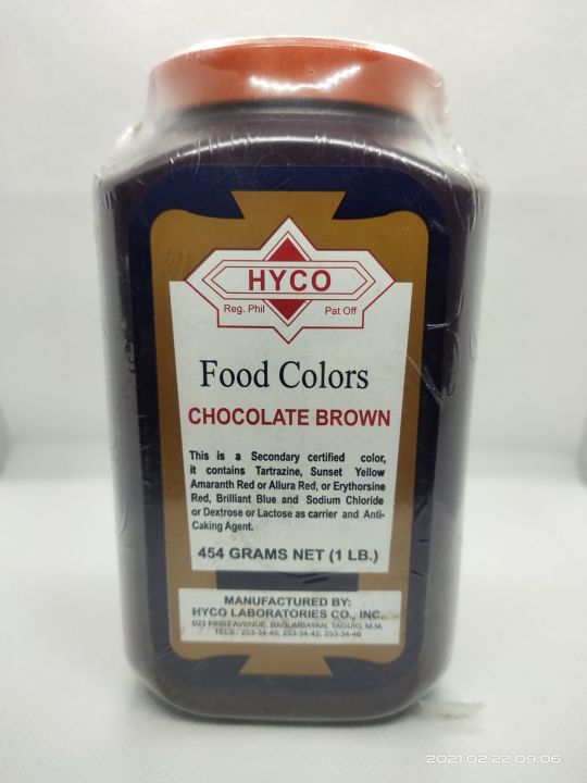 HYCO Food Color CHOCOLATE BROWN 454g