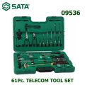 SATA TOOL KIT SET 09536 61Pc Sata TELECOM TOOL SET 61 pcs. 