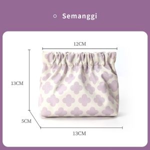 Tas pouch penyimpanan kosmetik mini storage bag kabel earphone lipstik
