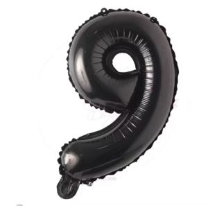 32inch Birthday Number Balloon Foil Balloon Black 0-9 for Festive Celebrations Party Needs Decorations