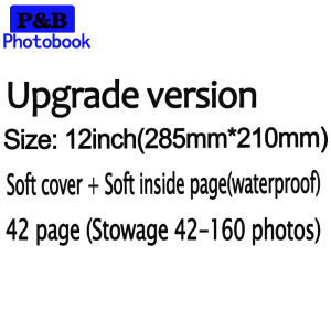 12inch DIY customized photo to Photobook album souvenir book for couple wedding Graduation travel presents birthday gift2026