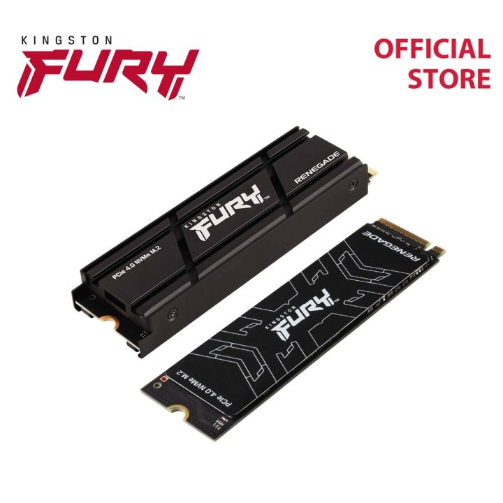 Kingston Fury Renegade 500GB/1TB/2TB Heatsink/Heat Spreader PCle