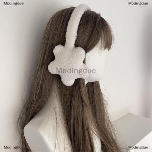 [COD] Modingdue Winter New Sweet Girl Cute Earmuffs Cute Stars Plush Winter Warm Headwear Women Earplugs Cold Protection Ear Muffs