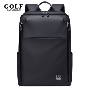 GOLF QUALITY 15.6 Inch Laptop Backpack Men Waterproof Business Backpacks for Work Black Commuting Notebook Bags Large Capacity Oxford Travel Bag