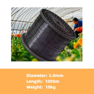 【Ready Stock】Polyester Wire Tali Pertanian Wire Plastic Steel pertanian Plastik Steel untuk Tanam Sayur Buah PET Wire