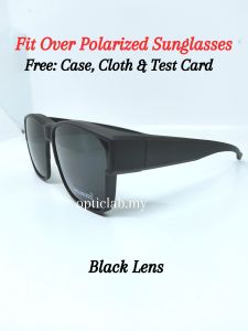 New Design Fit Over Polarized Square Frame Sunglasses UV Protection Driving Sunglasses Men Women Local Ready Stock