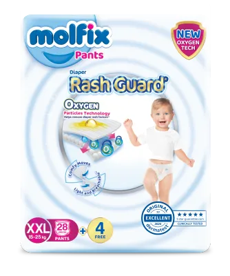 Molfix Rash Guard Pants (M48/L42/XL36/XXL32) (4 Packs)