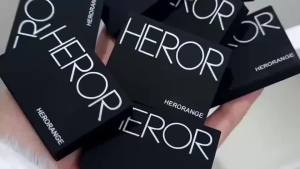 Phấn má hồng nhẹ HERORANGE Sheer  Trang điểm khỏa thân tự nhiên  Bột đường viền mờ  Hoàn thiện nhung bão hòa thấp  Chống thấm nước lâu dài