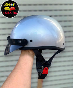 Mũ bảo hiểm chất lượng giá rẻ thời trang Haly - Mũ bảo hiểm nửa đầu - Mũ bảo hiểm xe máy - Nano coating - Dành cho nam và nữ