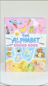 English Alphabet Touch Sound Book 26 Letters 300 Words 18 Songs Interactive Early Learning Educational Toy Kids Buku Bunyi Sentuh Abjad Bahasa Inggeris 26 Huruf 300 Perkataan 18 Lagu Mainan Pendidikan 新款儿童英文点读发声书26字母300单词18首儿歌幼儿启蒙互动早教益智玩具 B126