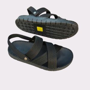 Sandal nam quai dù Dép quai hậu nam học sinh  đế lõm êm chân may viền thủ công chắc chắn SĐN6 Dù