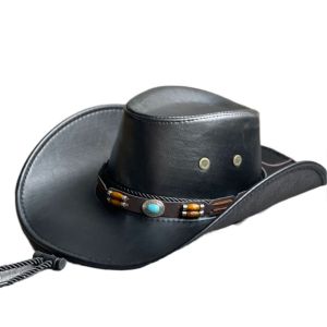 CHICKETTI Panama Hat Summer Outdoor For Men Hiking Faux Leather Big Brim For Women Travel Bucket cap Cowboy Hat Women Cap Fisherman Hat