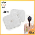 Bantalan Elektroda EMS 5x5cm Pad Tens Terapi  Pads Kancing 2pcs Cocok Untuk Alat Pijat Listrik Rehabilitasi. 