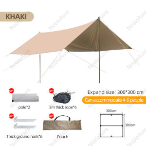 NobleAura Automatic Setup Tent For Camping Outdoor Family 2-4 Person Waterproof Sun Protection UV