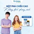 Ecopex Natural - Viên Uống Tăng Chiều Cao CALCIUM D3 Bổ Sung Canxi , Giúp Tăng Chiều Cao Từ 6 - 25 Tuổi (60 viên/Hộp). 