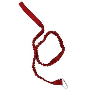 Stretchable Kayak Paddle Leash Tethers with D-Shape Carabiner Leash Strap Kayaking Board Paddle Surfboard Fishing Rod