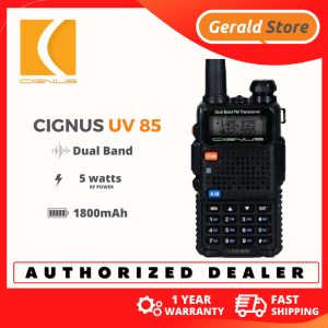 Cignus UV-85 Dual Band 5 Watts Two Way Radio NTC Type Approved UV85 Color Available: Black Red Blue Yellow Camouflaged