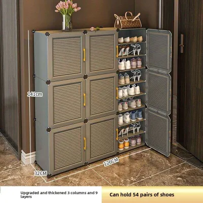 Shoe Cabinet Home Entrance Balcony Outdoor Sun Protection Box Storage Large Capacity Internet Famous Plastic Outdoor Shoe Rack