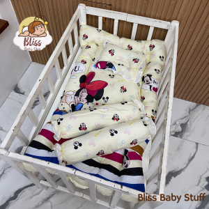 5in1 100% Canadian Cotton Jumbo Crib Set️ Mattress for Baby with FREE GIFT | Crib not included