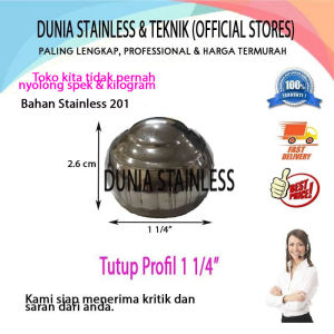 Tutup Profil 1 1/4 in