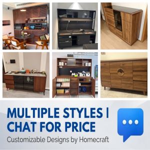 Sideboard Cabinet Kitchen Pantry Dining Room Storage Coffee Station Customize Size Color BTO Condo HDB High End Cabinetry
