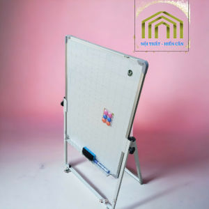 Bảng Flip chart (từ trắng)chân gấp viết bút lông cao cấp (tặng kèm bút lông nam châm bông lau)