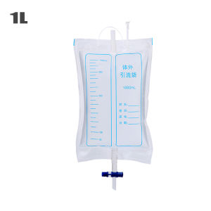 Urine Bag 2000ml Kantong Urine Urin Bag T Valve Model Push Pull