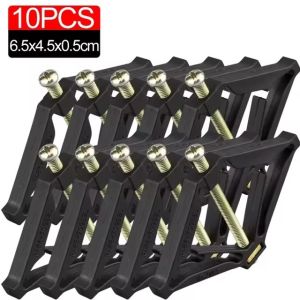 10Pcs Wall Sockets Bottom Box Repair Device 86 Type Wall Switch Bottom Box Fixed Support Rod Adjustment Sockets Box Repair Accessories