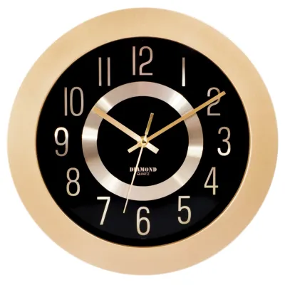 Jam Dinding Diamond 232-8 - Gold