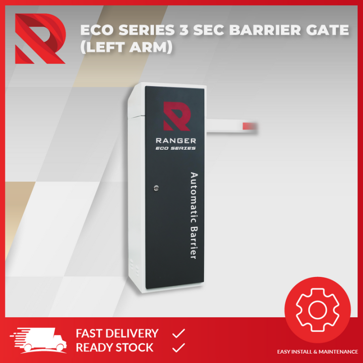 RANGER ECO SERIES 3 SEC BARRIER GATE MOTOR ( RIGHT SIDED ) C/W 3 METERS