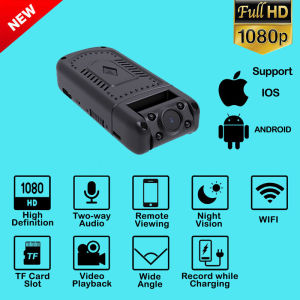 action camera 4K กล้องถ่ายรูป wifi body camera กล้องวีดีโอ มอเตอร์ไซค์ กล้องถ่าย vlog night vision หมุนการบันทึกแบบวนรอ