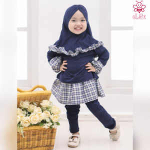 Qiandra Legging Set By Lilbi - Little Bee Boutique - Lilbi - Setelan Baju Muslim Anak Perempuan - Baju Anak Perempuan Bayi Dan Balita Kekinian - Setelan Baju Anak Muslim - One Set Anak Balita - One set Muslim Anak Perempuan - One Set Muslim Anak Perempuan