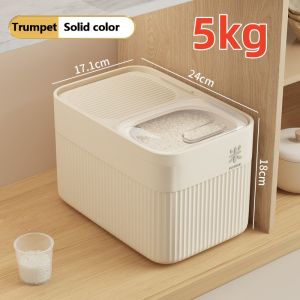 【1-3 Days Delivery】5kg /10kg Classy Luxe Rice Box Insect-proof Moisture-proof Sealed Rice Storage Box Grain Storage Bucket