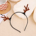 【♡Lovely girls house♡】Christmas Antler Headbands Cute Hairbands Hairhoop with Elf Ears Pine Cone Jingle Bells Christmas Party Decoration. 